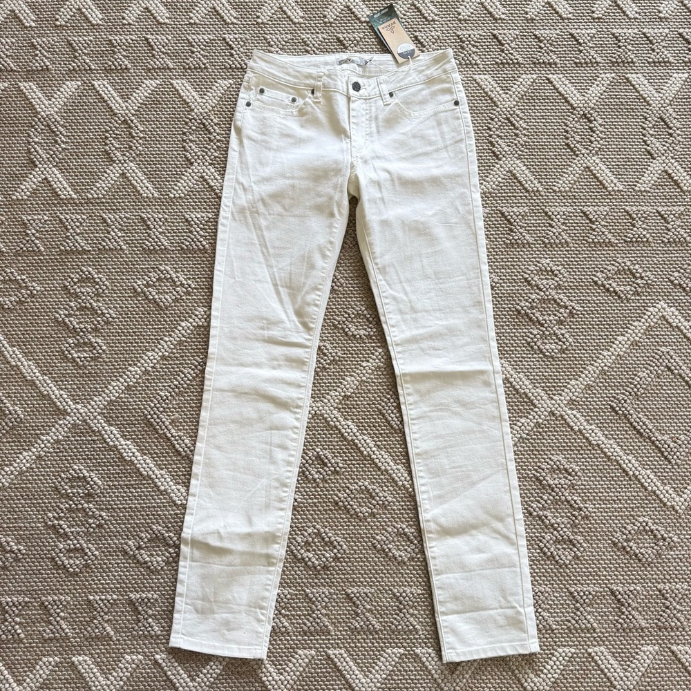 NWT PrAna Women’s Kara Jeans in White (Size 4)